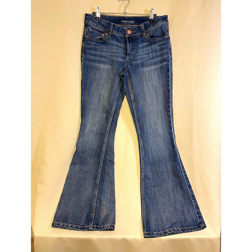 Maurices Women’s Bootcut Jeans Blue Medium Wash Stretch Denim 5-Pocket 6P